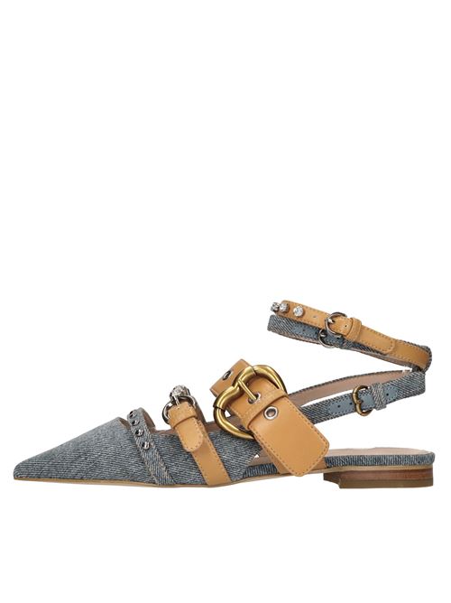  PINKO | GIANIRA 01 CALF LEATHERJEANS-MARRONE